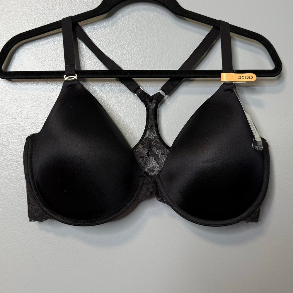 Maidenform Black Lace Racerback Underwire Bra NEW 40DD